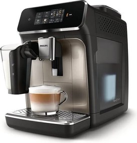 Automatyczny ekspres do espresso PHILIPS EP2336/40 LatteGo 4 napoje Czarny chrom, cichy ceramiczny młynek