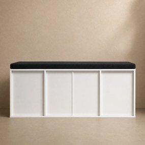 Szafka na buty z siedziskiem PORTA, 103 x 30 x 46 cm