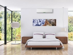 Obraz wilka (170x50 cm)