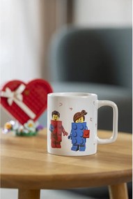 Biały ceramiczny kubek dla dzieci 300 ml Love – LEGO®