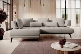 Narożnik GIOTTO L Lewostronnyelektryczna regulacja siedziska tkanina PERFECT HARMONY 04 WERSAL