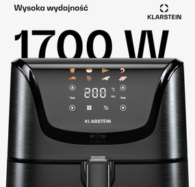 Klarstein Frytownica na gorące powietrze AeroVital Deluxe, 1700 W, z akcesoriami