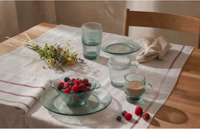 Zielony szklany talerz deserowy ø 21 cm Verde – Orion