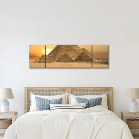 Obraz - Piramidy (170x50 cm)