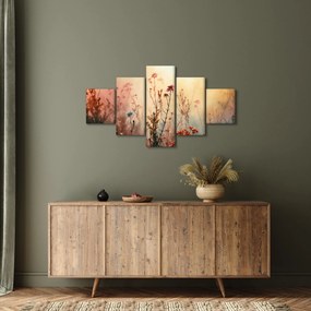 Obraz - Dzikie kwiaty (125x70 cm)