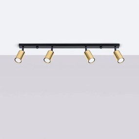 Listwa oświetleniowa WINX 4L czarna/złota