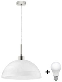 LED Żyrandol na lince 1xE27/60W/230V biały