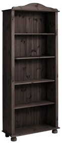 Brązowy regał z litego drewna sosnowego 70x181 cm Ella – Støraa