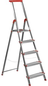 Rolser Aluminiowe schodki Brico profi zastosowanie EN131, 5 stopni