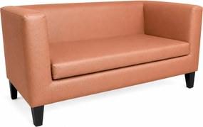 Sofa Monaco : Kolor nogi - Venge, Kolor tkaniny - EKO-SKÓRA - 14D, Typ tkaniny - Eko-skóra , Wysokość nogi - 15 cm