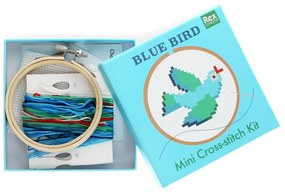 Zestaw kreatywny Cross-stitch Kit Blue Bird – Rex London