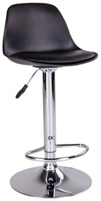 Czarne hokery obrotowe zestaw 2 szt. 82 cm Trondheim – House Nordic