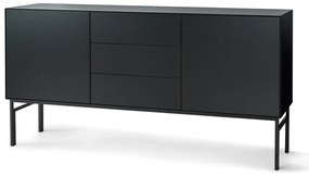 Czarna niska komoda 180x89 cm Edge by Hammel – Hammel Furniture