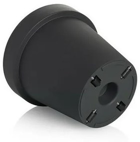 Gardenico Doniczka Metro Twist 'n' Roll antracyt, 29 x 26,5 cm