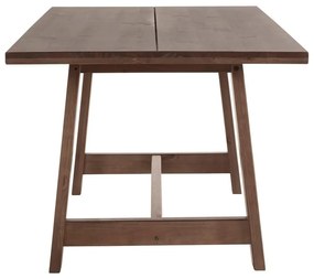 Brązowy stół z litego drewna sosnowego 90x160 cm Derby – Støraa