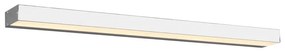 Kinkiet LED w kolorze błyszczącego srebra (dł. 90 cm) Rocco – Trio
