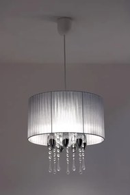 Lampa wisząca glamour E513-Camilo - biały