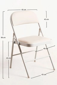 Zestaw 6 Skadanych Krzese Eventowych Pad