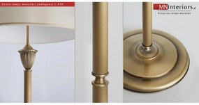 Złota lampa podłogowa do salonu L-P1B