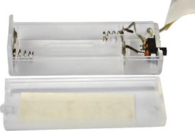 Gwiazda choinkowa dekoracyjna - rattan - 30 lampek LED - 35 cm