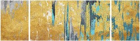 Obraz - Złoty wzór (170x50 cm)