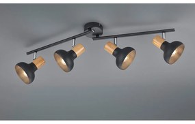 Lampa sufitowa w kolorze matowej czerni ø 10 cm Latika – Trio