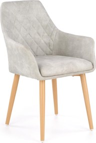 Pikowane krzesło z ekoskóry K-287