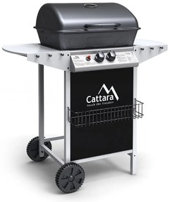 Grill ogrodowy na gaz z kółkami Cattara Party Point Flame Tamer