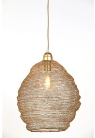 Lampa wisząca w kolorze brązu z metalowym kloszem ø 38 cm Nina – Light &amp; Living