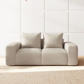 Beżowa sofa z materiału bouclé 212 cm Monce – Rodier