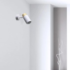 Biało-naturalny kinkiet Claro – Candellux Lighting