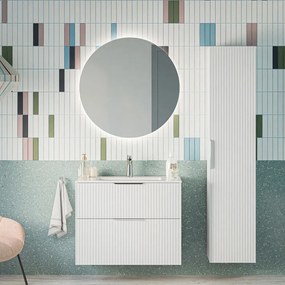 Zestaw mebli łazienkowych TIM 80 cm z umywalką ceramiczną