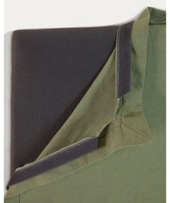 Zielony tapicerowany zagłówek 166x106 cm Tanit – Kave Home