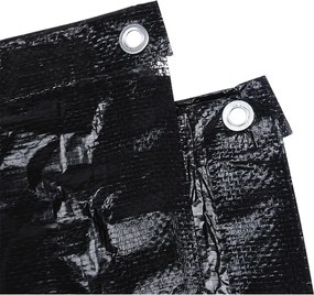 Redcliffs Plandeka namiotowa, 3 x 4 m, czarny, 3 x 4 m