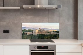 Panel Szklany Baśniowy Zamek w Górskim Lesie