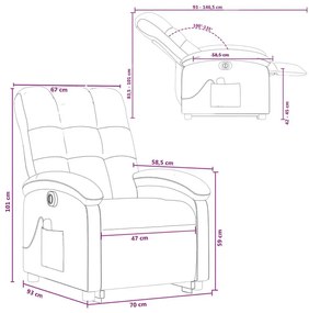 Czerwony rozkładany fotel z funkcją masażu A2-W97