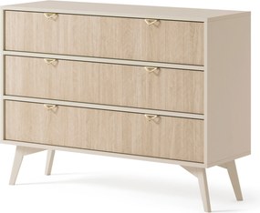 Komoda FORESTA 106 cm do Salonu Sypialni Odcienie beżu