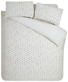 Kremowa pościel dwuosobowa z mikropluszu 230x220 cm Cosy Spot – Catherine Lansfield