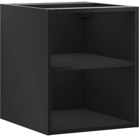 Mexen Box-A szafka otwarta z półką 40 cm, czarna mat - 91AX2-0400-470-0-71