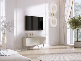 Szafka RTV: Kaszmir, Chromowane nogi, 100 x 52 x 32 cm