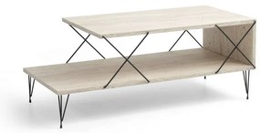 Stolik konferencyjny Loire Travertine and Black