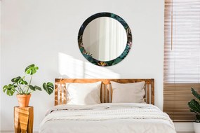 Lustro dekoracyjne okrągłe Las w dżungli