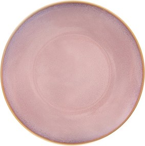 Różowy ceramiczny talerz ø 27 cm Glaze – Orion