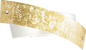 Camilla - Złota lampa ścienna 2XE14 max 2X28W IP20 - Nowoczesna lampa ścienna LED 54x20cm