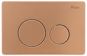 Przycisk typu I do stelaża podtynkowego WC K011A-Q Miedź Szczotkowana