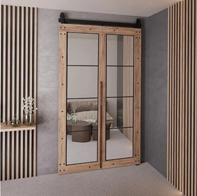 Drzwi Przesuwne QUDIO M6 Dąb Craft Złoty 100