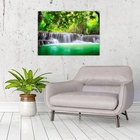 Obraz wodospadu w Kanchanaburi, Tajlandia (70x50 cm)