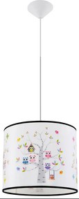 Lampa sufitowa wisząca w sowy do pokoju dziecka - 4X A592 S2-N86