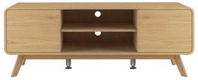 Szafka pod TV w dekorze dębu w naturalnym kolorze 140x53 cm Cassie – Støraa