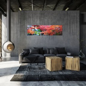 Obraz - Orientalny krajobraz (170x50 cm)